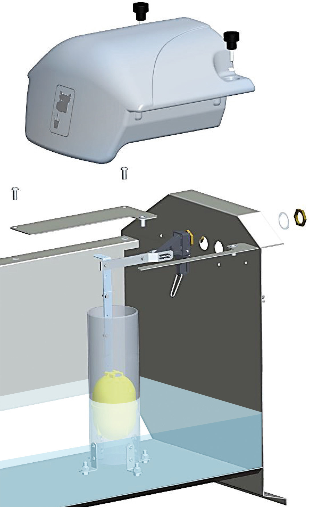 Float valve for DAIRYNOX 600