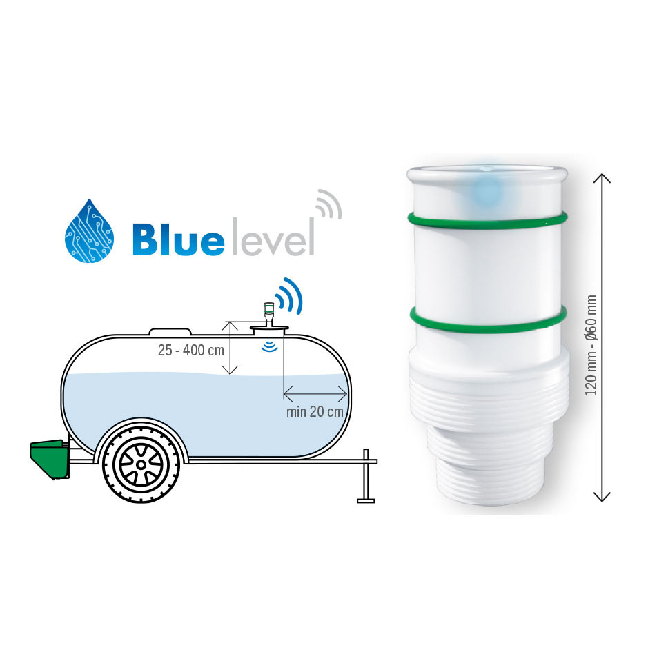 BLUE LEVEL connected gauge for tank